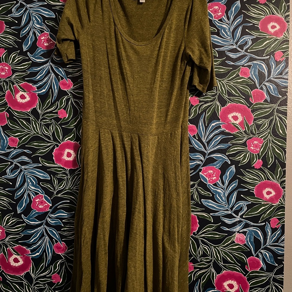 Olive Green Women's Dress